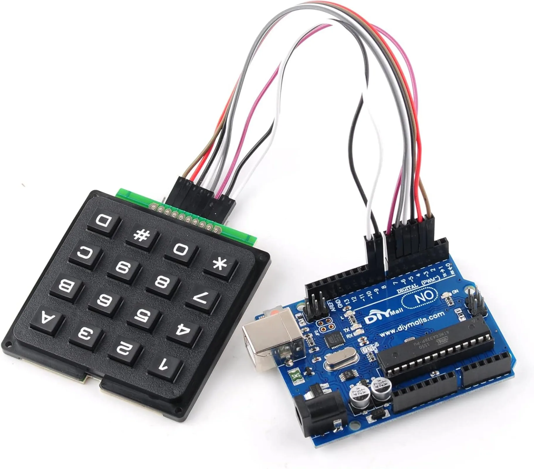 4x4 Matrix Membrane Keypad 16  - огляд і ціна Doit Esp32