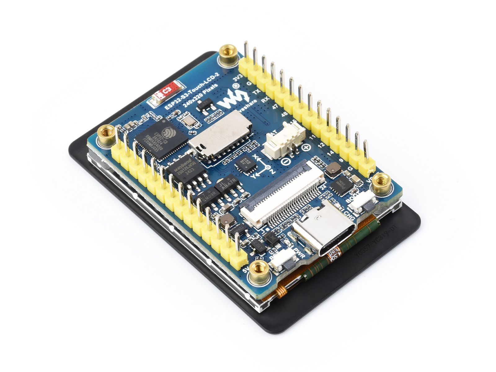 Waveshare ESP32-S3 2inch Capac - огляд і ціна Waveshare Esp32