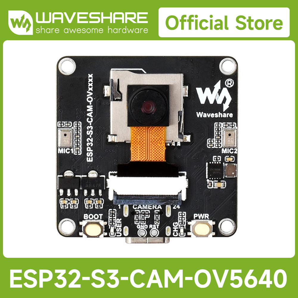 Waveshare ESP32-S3 AIoT Camera - огляд і ціна Waveshare Esp32