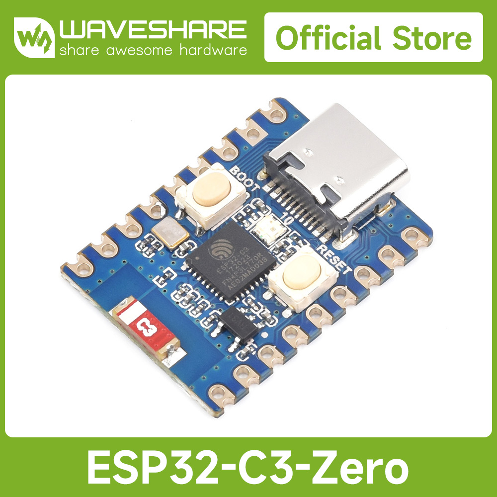 Waveshare ESP32-C3 Zero Mini D - огляд і ціна Waveshare Esp32