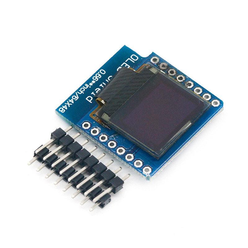 0.66 inch OLED Display Module  - огляд і ціна Wemos D1 Mini