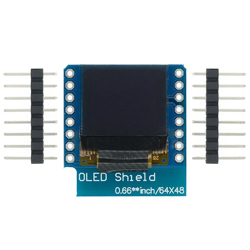0.66 inch OLED Display Module  - огляд і ціна Wemos D1 Mini