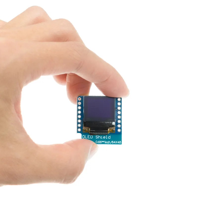 0.66 inch OLED Display Module  - огляд і ціна Wemos D1 Mini
