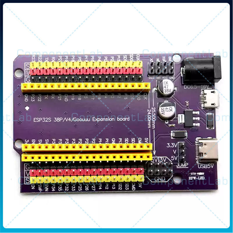 5-15pcs ESP32S3 38-Pin Purple  - огляд і ціна Nodemcu 32S