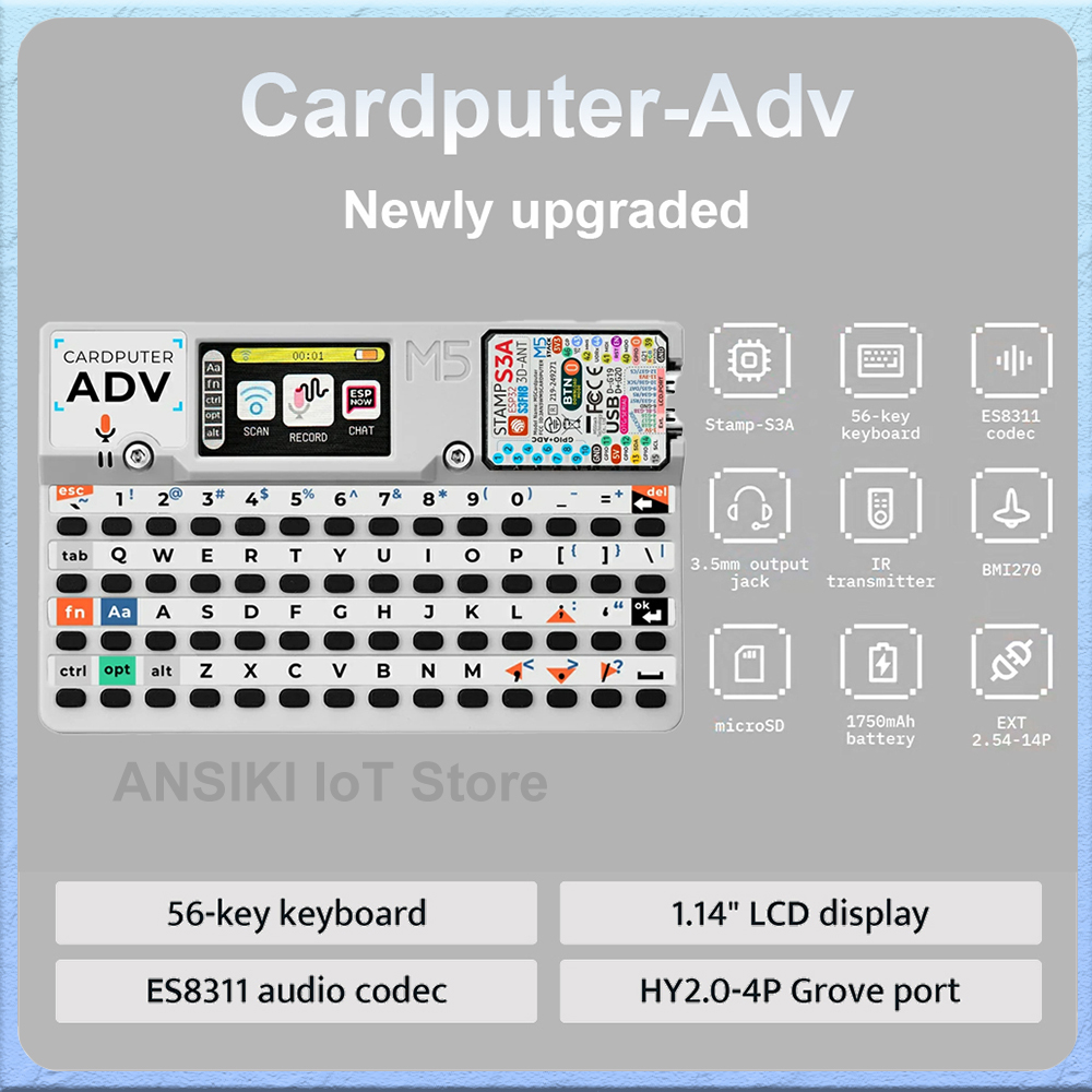 M5Stack Cardputer-Adv Programm - огляд і ціна M5Stack