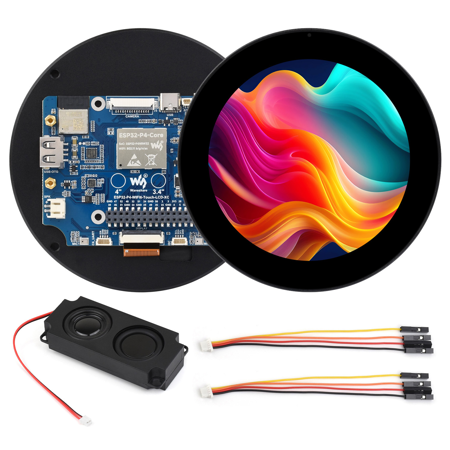ESP32-P4 3.4/4 Inch Round Touc - огляд і ціна Doit Esp32