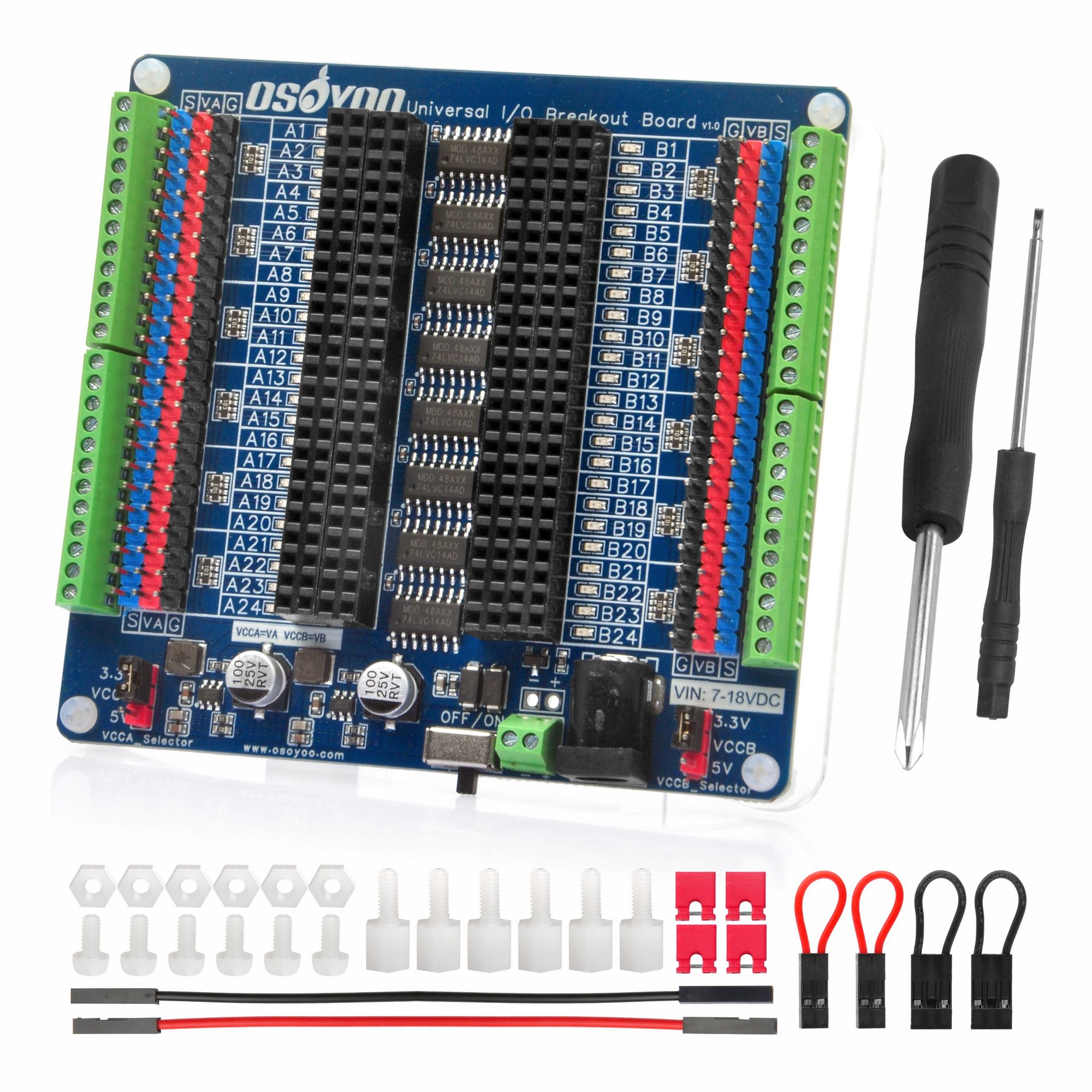 OSOYOO Universal IO Breakout B - огляд і ціна Nodemcuv2