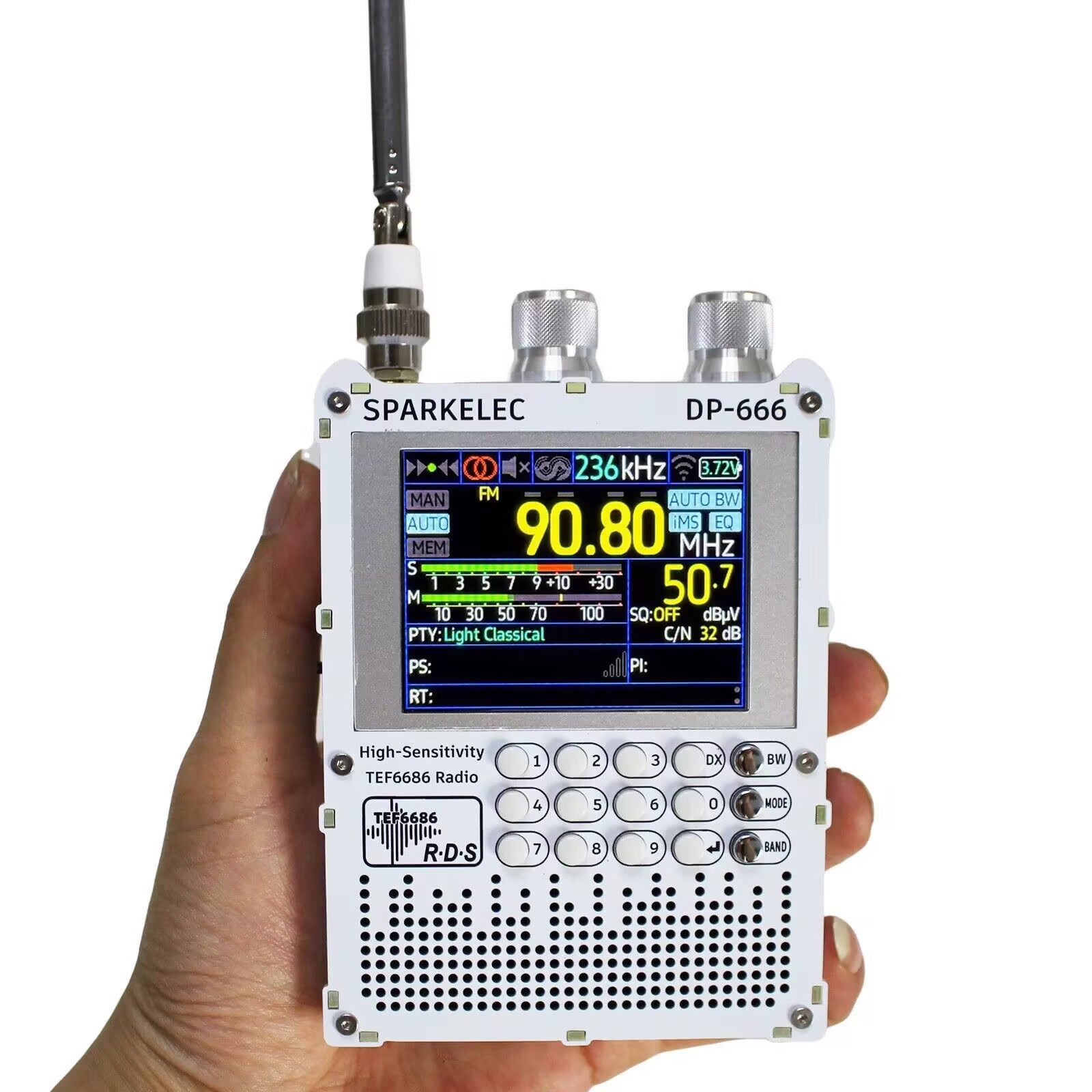 New DP-666 TEF6686 Radio High  - огляд і ціна Devkitc