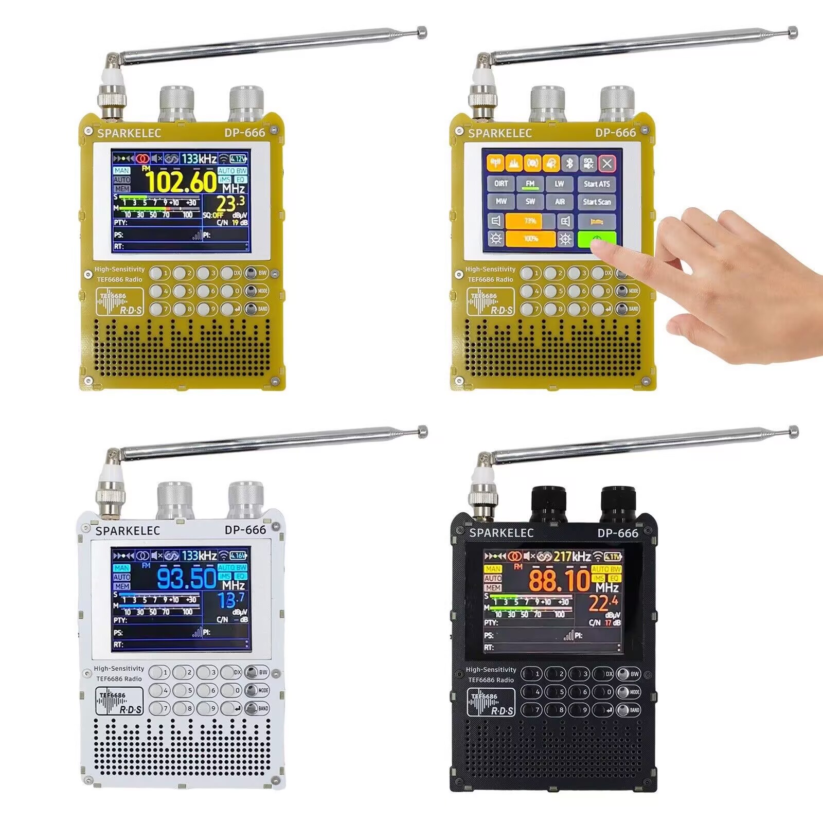 New DP-666 TEF6686 Radio High  - огляд і ціна Devkitc
